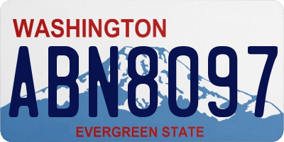 WA license plate ABN8097
