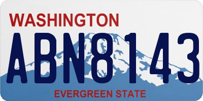 WA license plate ABN8143