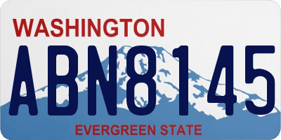 WA license plate ABN8145