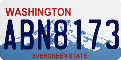 WA license plate ABN8173