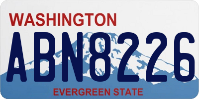 WA license plate ABN8226