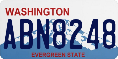 WA license plate ABN8248