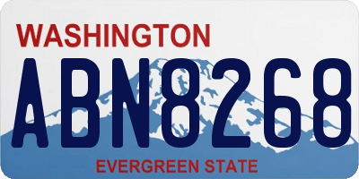 WA license plate ABN8268