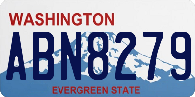 WA license plate ABN8279