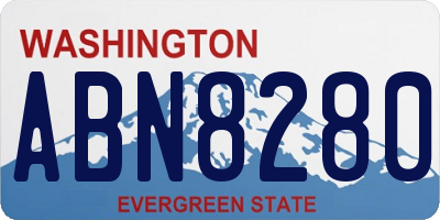 WA license plate ABN8280