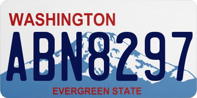 WA license plate ABN8297