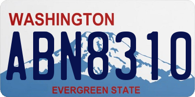 WA license plate ABN8310