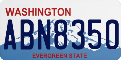 WA license plate ABN8350