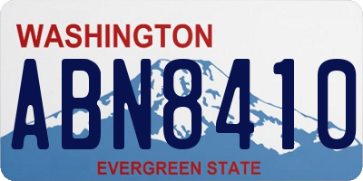 WA license plate ABN8410