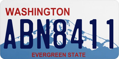 WA license plate ABN8411