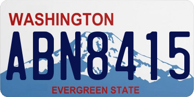 WA license plate ABN8415
