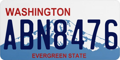 WA license plate ABN8476