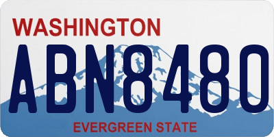WA license plate ABN8480