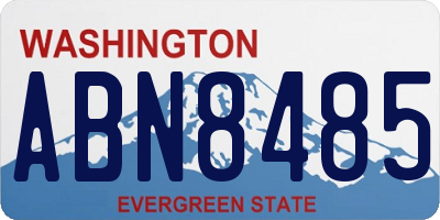 WA license plate ABN8485
