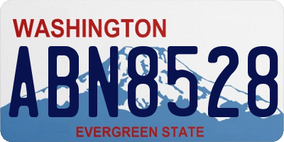 WA license plate ABN8528