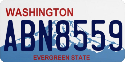 WA license plate ABN8559