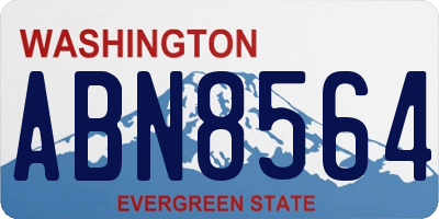 WA license plate ABN8564
