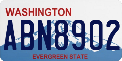 WA license plate ABN8902