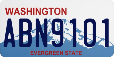 WA license plate ABN9101