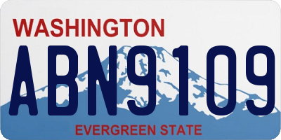 WA license plate ABN9109