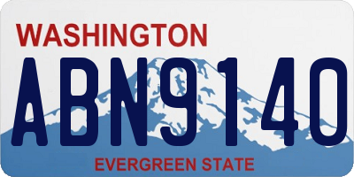 WA license plate ABN9140