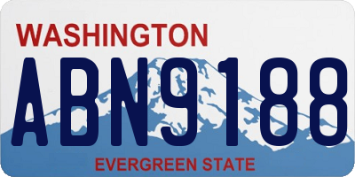 WA license plate ABN9188