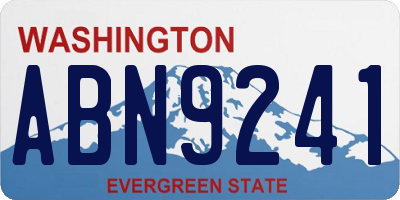 WA license plate ABN9241