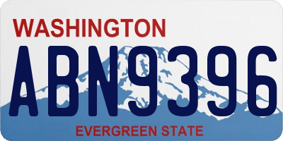 WA license plate ABN9396
