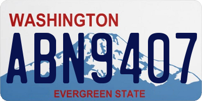 WA license plate ABN9407