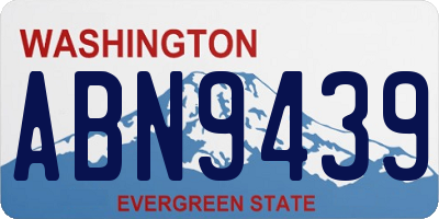 WA license plate ABN9439