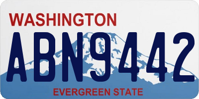 WA license plate ABN9442