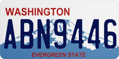 WA license plate ABN9446