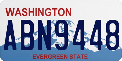 WA license plate ABN9448