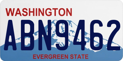 WA license plate ABN9462