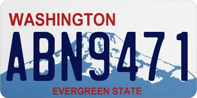 WA license plate ABN9471