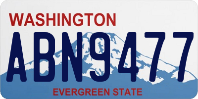 WA license plate ABN9477