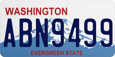 WA license plate ABN9499