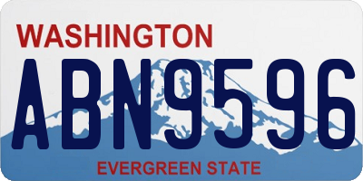 WA license plate ABN9596