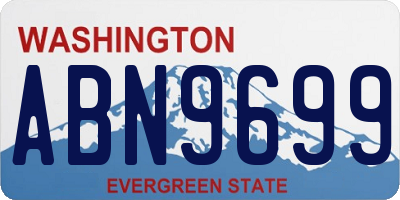 WA license plate ABN9699
