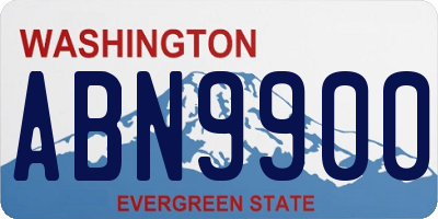 WA license plate ABN9900