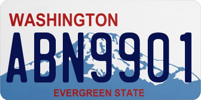WA license plate ABN9901