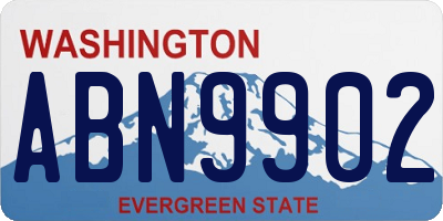 WA license plate ABN9902