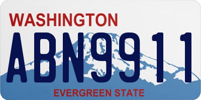 WA license plate ABN9911