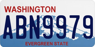 WA license plate ABN9979