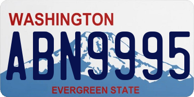 WA license plate ABN9995