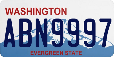 WA license plate ABN9997