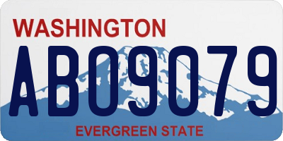 WA license plate ABO9079
