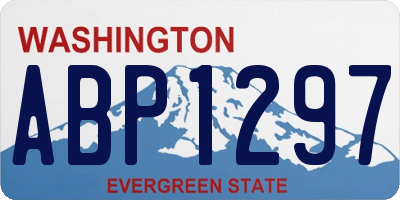 WA license plate ABP1297