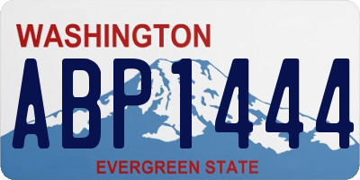 WA license plate ABP1444