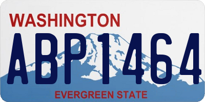 WA license plate ABP1464